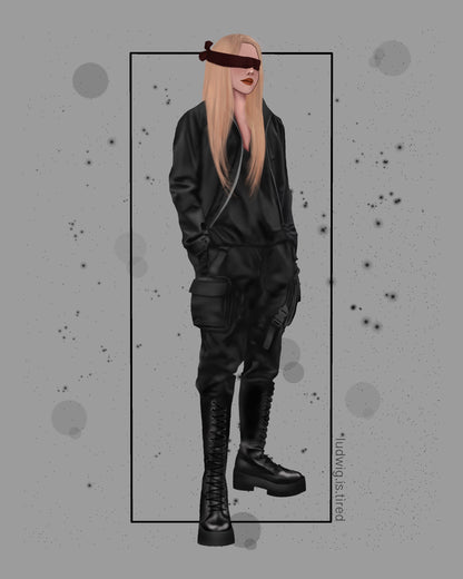 Devil Nights Characters Art - Kai, Will, Michael, Damon, - Devils Night Series - Penelope Douglas - Print