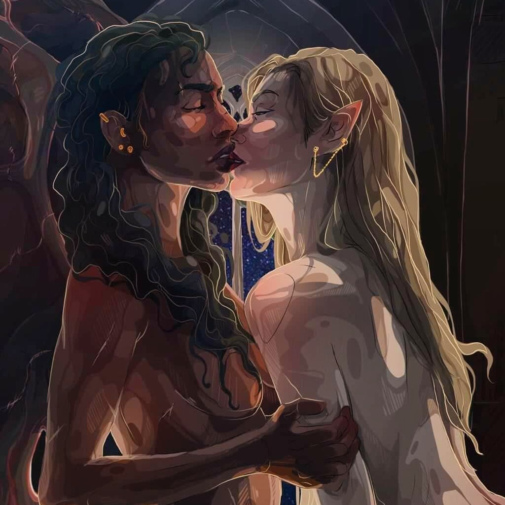 Morie - A Court of Silver Flames - Mor and Emerie - Officially Licensed - Sarah J. Maas - Print