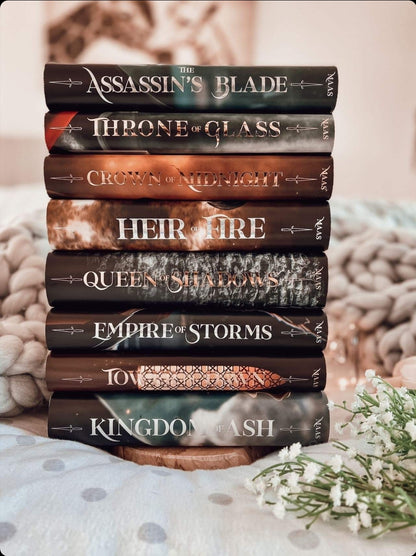 Throne of Glass Dust Jacket Set - Officially Licenced