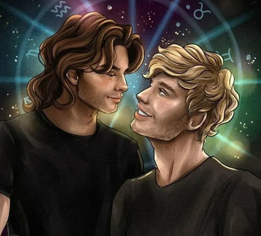 Seth and Caleb - Promised Lovers - Caroline Peckham and Susanne Valenti Official Zodiac Academy Merch - Print