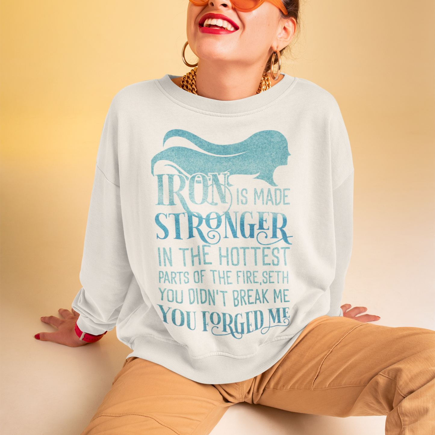 Iron is made Stronger - Darcy - Sweatshirt -Zodiac Academy Merchandise