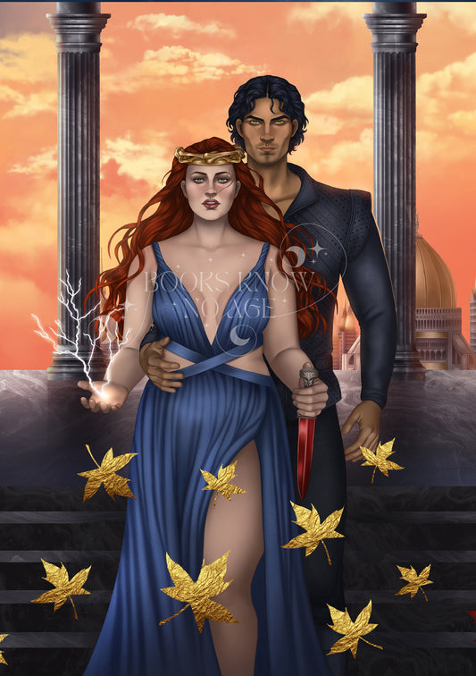 A New found Queen  - From Blood and Ash - Jennifer L Armentrout - Art Print
