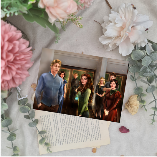Tension Filled Moments - Twilight - The Cullens - Stephenie Meyer Print