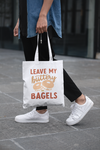 Buttery Bagel - Tote - Official Merchandise Caroline and Susanne Peckham