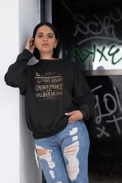 Ruhn Danaan -Sweatshirt - Crescent City Officially Licensed Apparel - Sarah J Maas - House of Sky and Breath - House of Earth and Blood