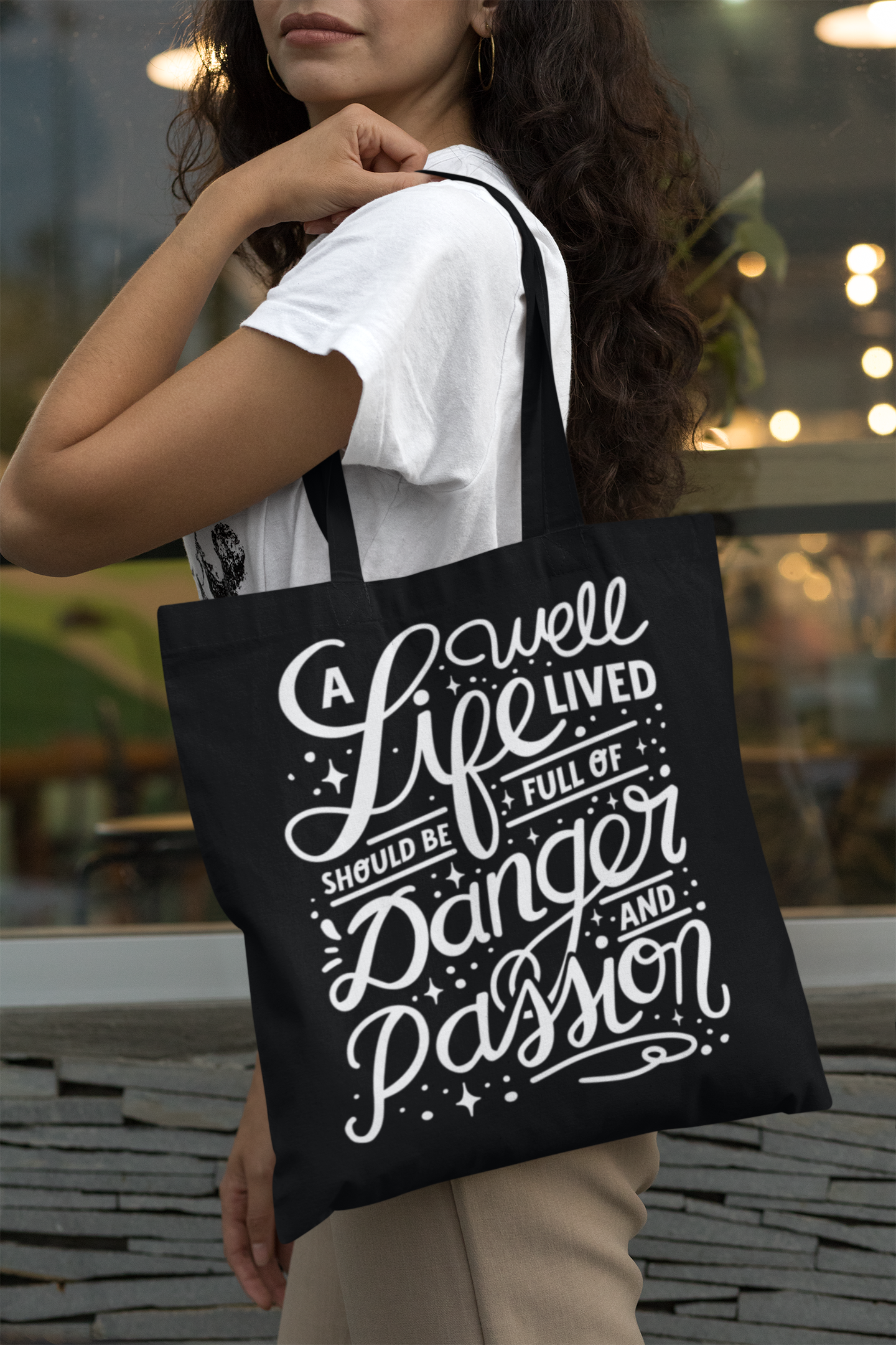Life well lived - Tote - Official Merchandise Caroline and Susanne Peckham