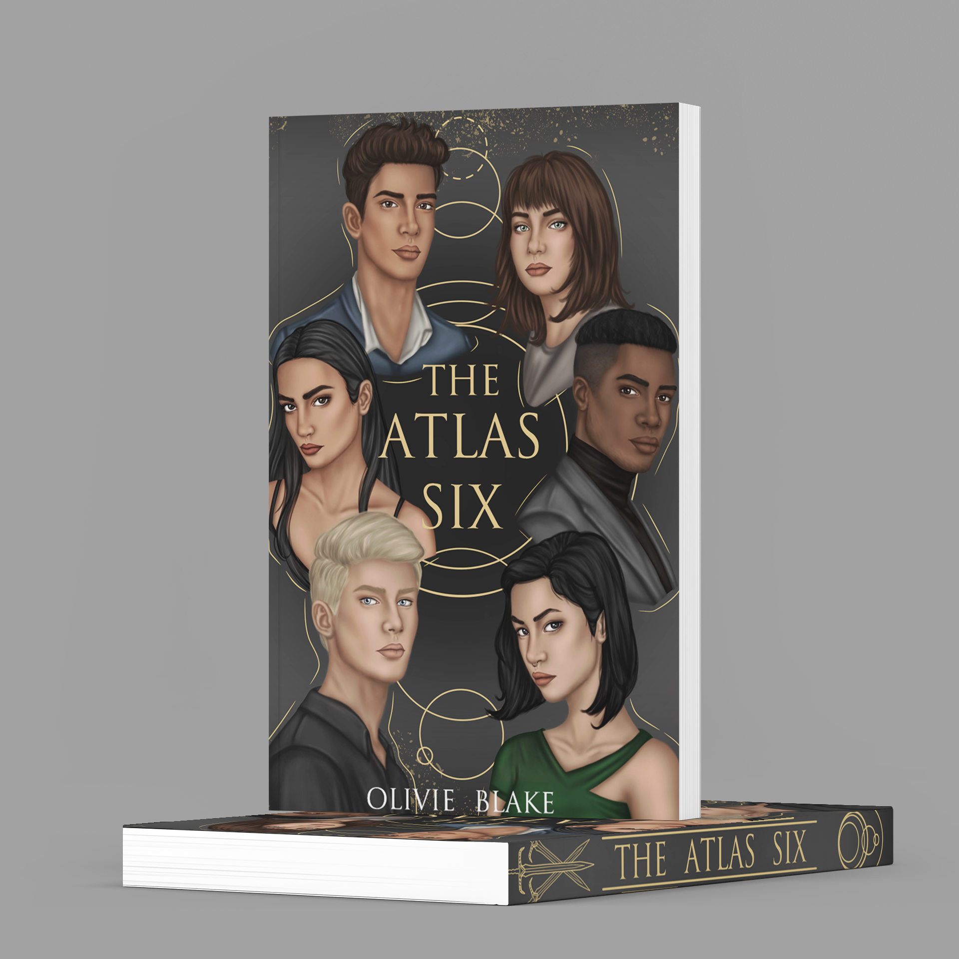 Atlas Six by Olivie Blake Dust Jacket