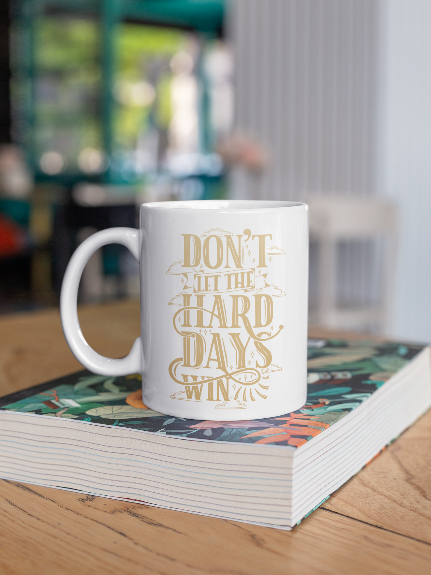 Don't Let the Hard Days Win- Mug - A Court of Mist and Fury - Sarah J Maas - Officially Licenced