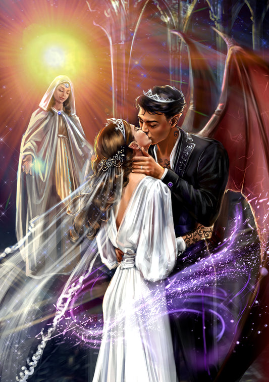 My Wife - A Court of Thorns and Roses - Feyre, Rhysand - Officially Licenced - Sarah J. Maas - Print
