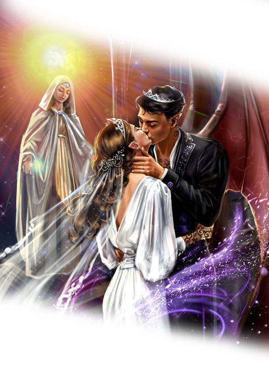 My Wife - A Court of Thorns and Roses - Feyre, Rhysand - Officially Licenced - Sarah J. Maas - Velum Print