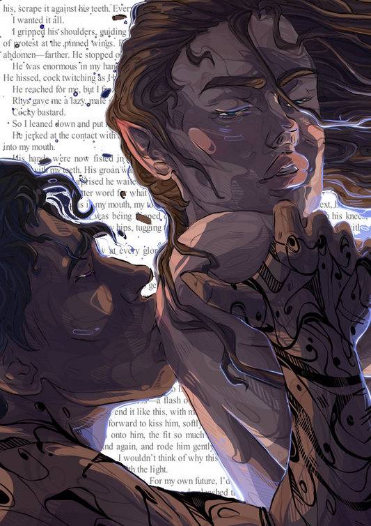 A Joining - Feyre & Rhysand - Chapter 55 - Officially Licenced - Sarah J. Maas - Velum Print
