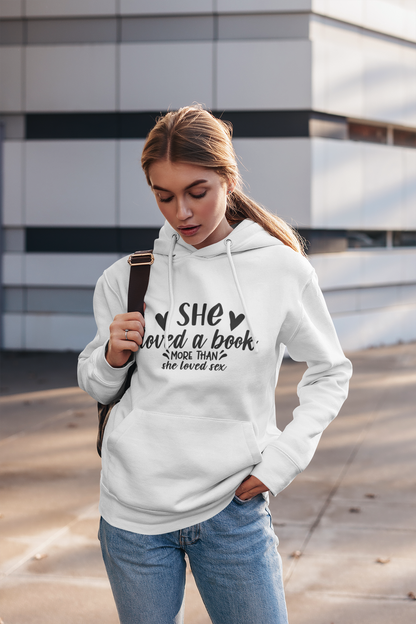 She loved a book more then she loved sex - Hoodie- The Ruthless Boys of the Zodiac - Aurora Academy - Caroline Peckham & Susanne Valenti Merchandise