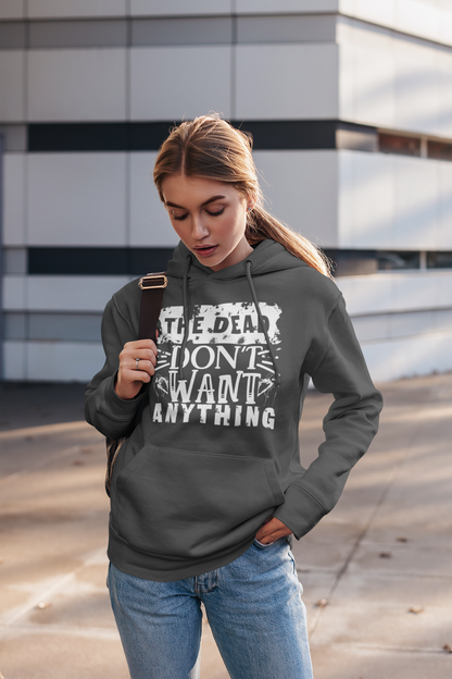 The Dead don't want anything - Hoodie- The Ruthless Boys of the Zodiac - Aurora Academy - Caroline Peckham & Susanne Valenti Merchandise