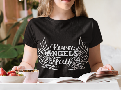 Even Angels Fall - Aurora Academy- tshirt -  t-shirt - Caroline Peckham and Susanne Valenti Merchandise - Officially Licensed