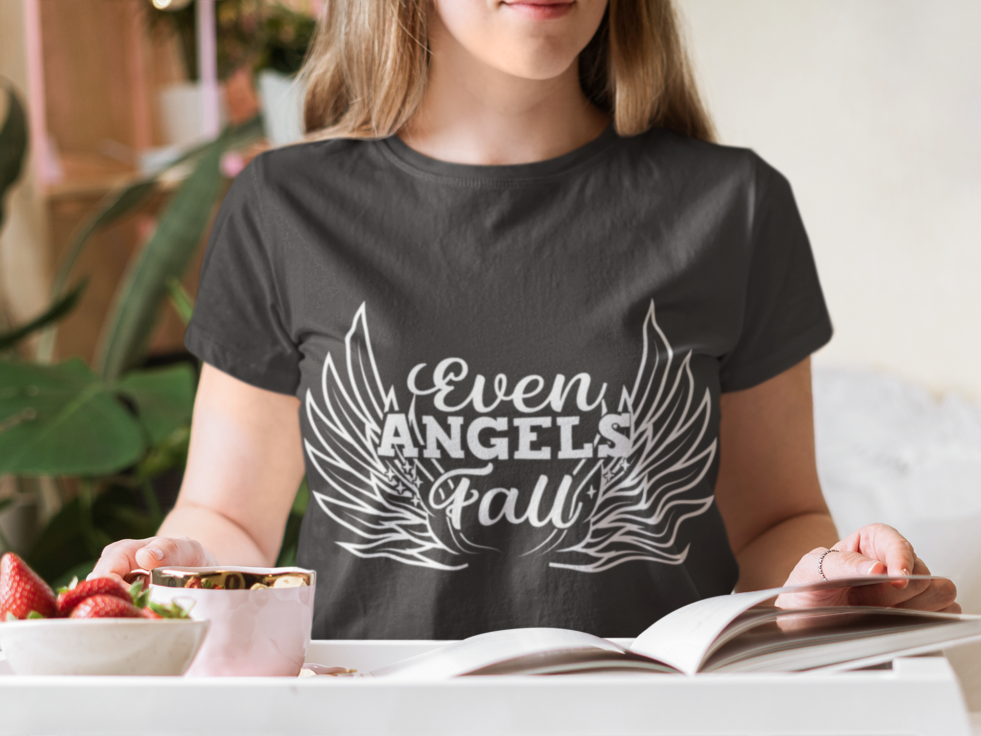 Even Angels Fall - Aurora Academy- tshirt - t-shirt - Caroline Peckham and Susanne Valenti Merchandise - Officially Licensed