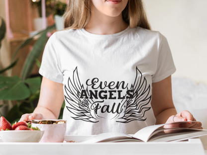 Even Angels Fall - Aurora Academy- tshirt -  t-shirt - Caroline Peckham and Susanne Valenti Merchandise - Officially Licensed