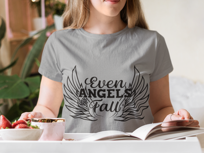 Even Angels Fall - Aurora Academy- tshirt -  t-shirt - Caroline Peckham and Susanne Valenti Merchandise - Officially Licensed