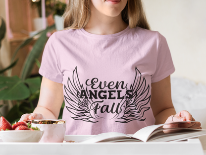 Even Angels Fall - Aurora Academy- tshirt -  t-shirt - Caroline Peckham and Susanne Valenti Merchandise - Officially Licensed