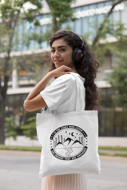 To the stars who listen - Tote - A Court of Mist and Fury Officially Licensed - Sarah J Maas